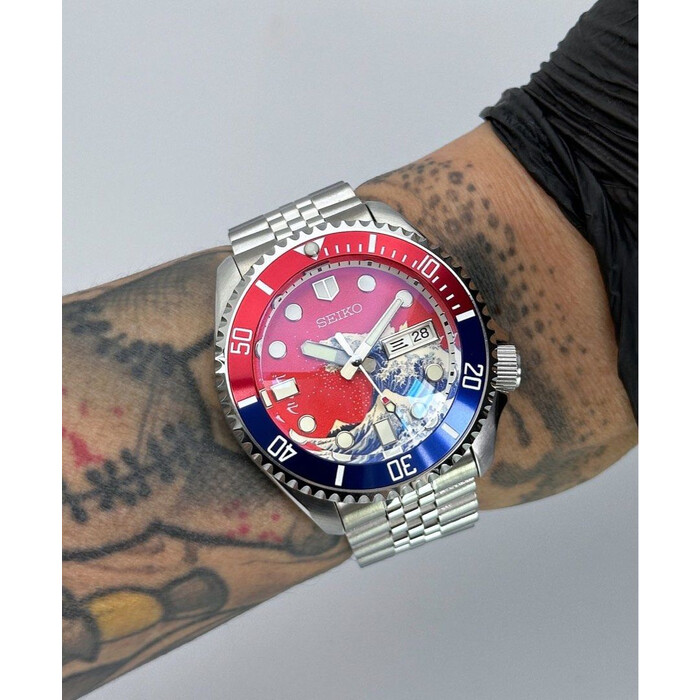 Custom Seiko Mod • Pepsi Godzilla SKX • 42mm